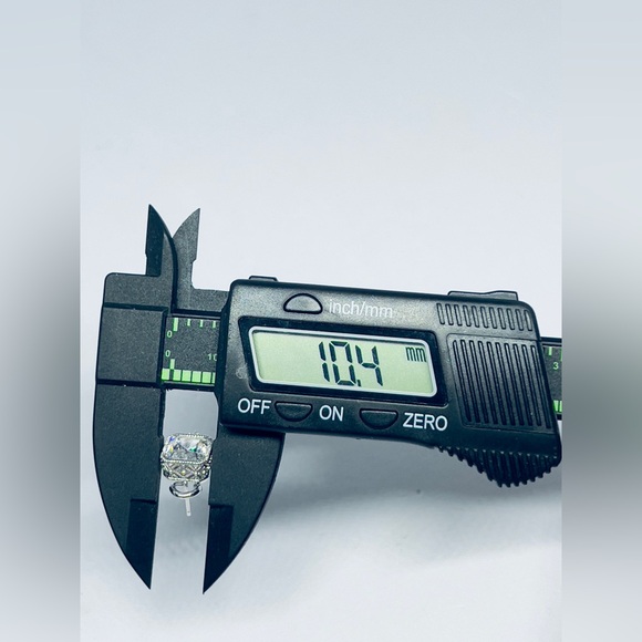 Judith Ripka 925 Sterling Silver Asscher Cut CZ Lever Back Pierced Earrings - Picture 13 of 15